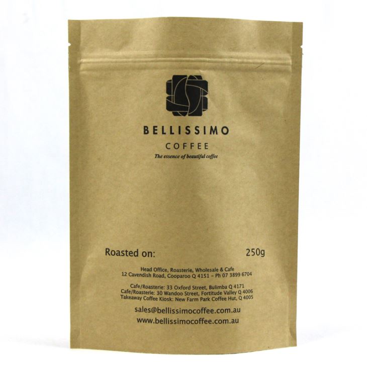 کیسه های قهوه 250 گرم با زیپ