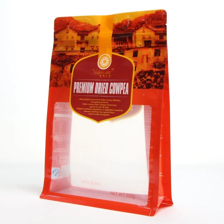 کیسه های مواد غذایی Ziplock با پنجره روشن