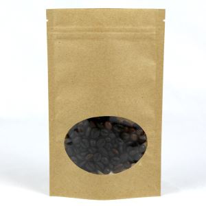 کیسه کاغذ کرافت با پنجره