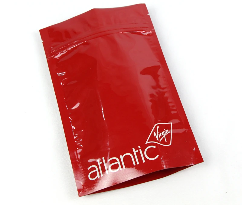 فویل آلومینیومی قرمز ایستاده تا زیپ کیسه Red Aluminum Foil Stand Up Zipper Bags