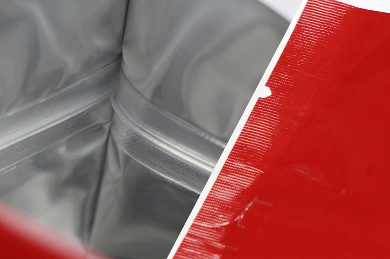 فویل آلومینیومی قرمز ایستاده تا زیپ کیسه Red Aluminum Foil Stand Up Zipper Bags