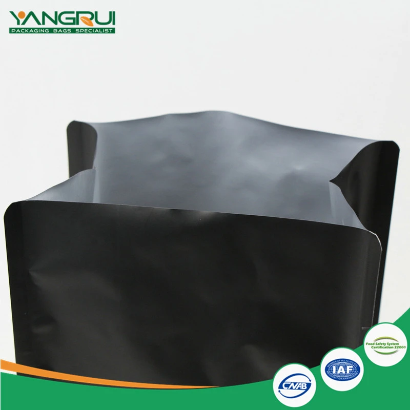 آلومینیوم فویل کیسه قهوه ای با سوپاپ 8 Side sealed Aluminium Foil Coffee Bag With Valve 8 Side Sealed