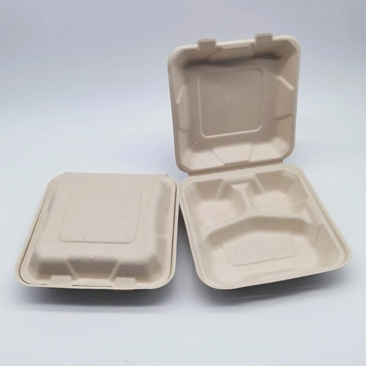 ظرف غذا نیشکر باگاس 9''x9''