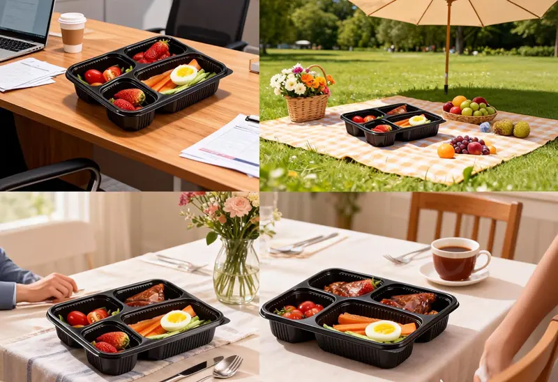 takeout boxes
