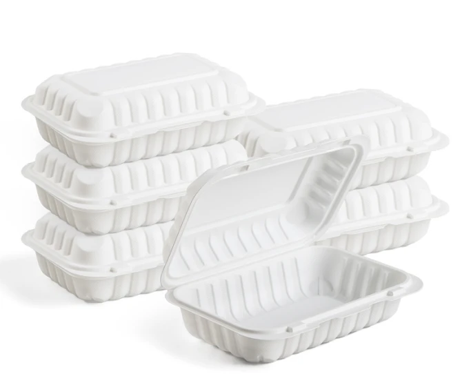27oz Rectangle food box with lid