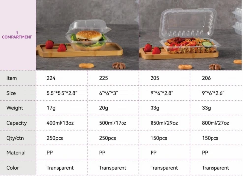 disposable take out containers