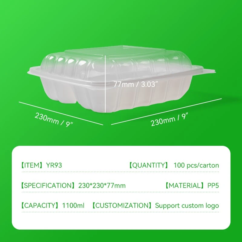 togo box with clear lid