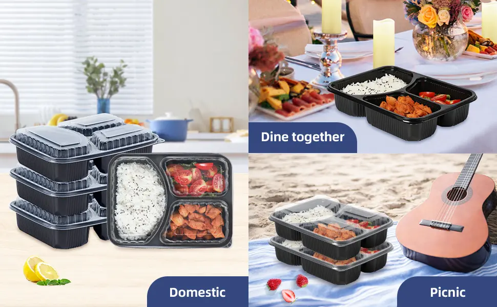 3 compartment food containers 3 compartment food containers